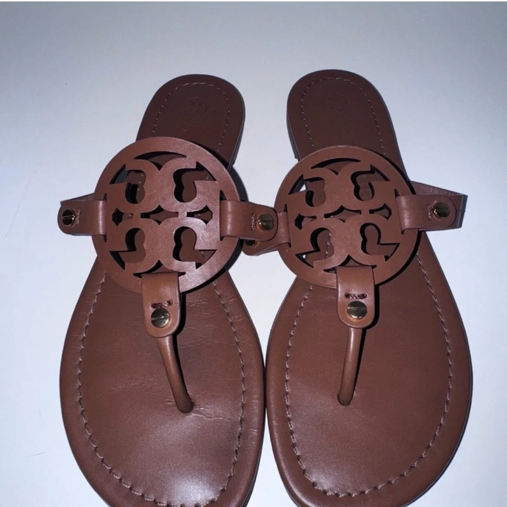 Tory Burch Miller Vintage Vachetta Sandals 6